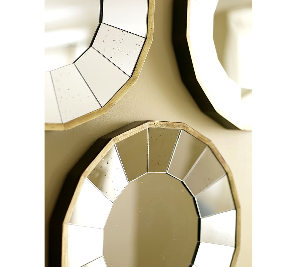 Rhona Round Gilt Mirrors, Set of 3 Pottery Barn