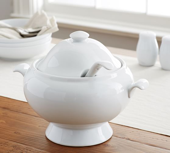 stoneware soup tureen