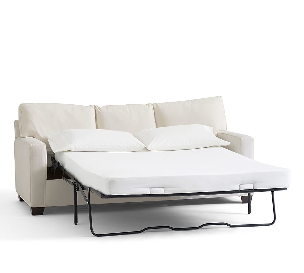 Buchanan Square Arm Upholstered Sleeper Sofa with Memory Foam Mattress ...