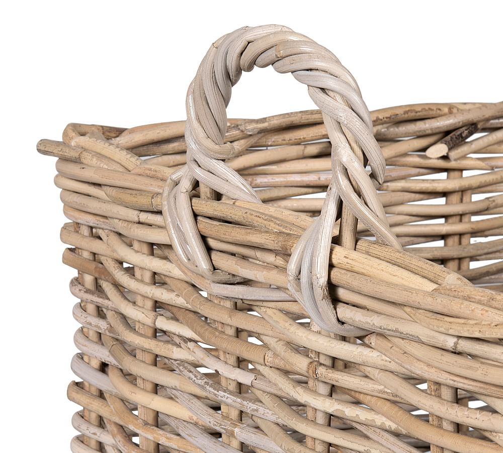 Portland Large Woven Baskets Set of 2 Storage Basket Pottery Barn