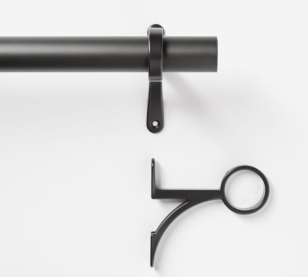 Antique Bronze Curtain Rod Bracket Pottery Barn