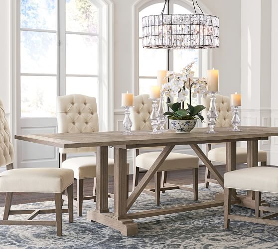 pottery barn dining room table sale