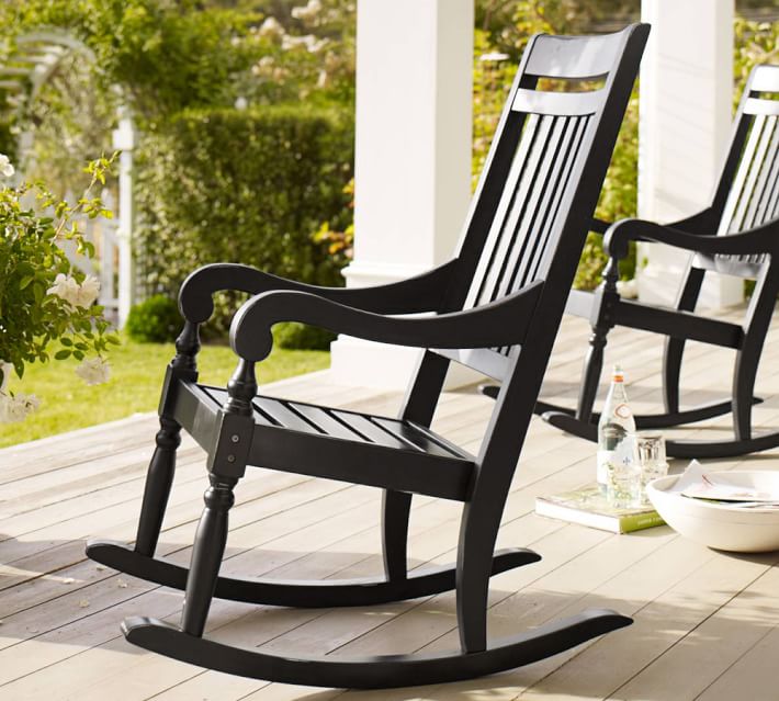 outdoor rocking chairs pottery barn