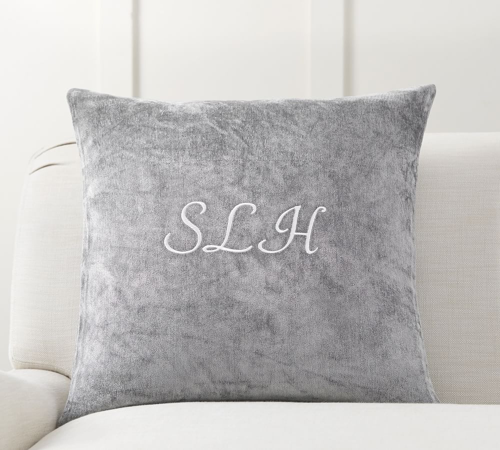 Lucia Chenille Pillow Covers Pottery Barn