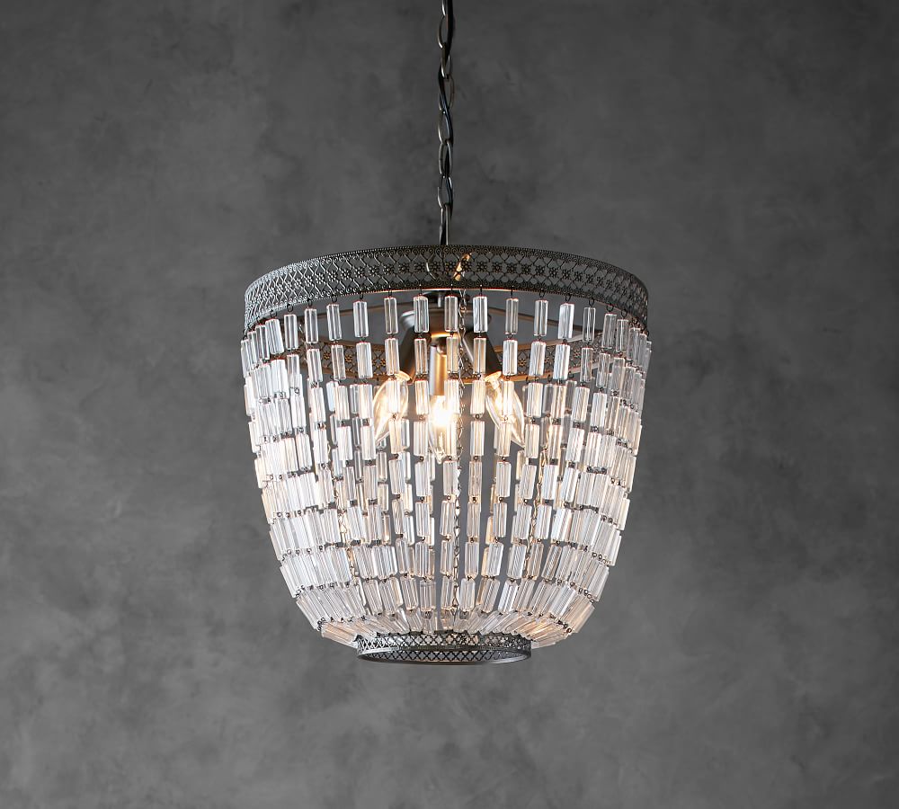 Fiona Crystal Chandelier Pottery Barn