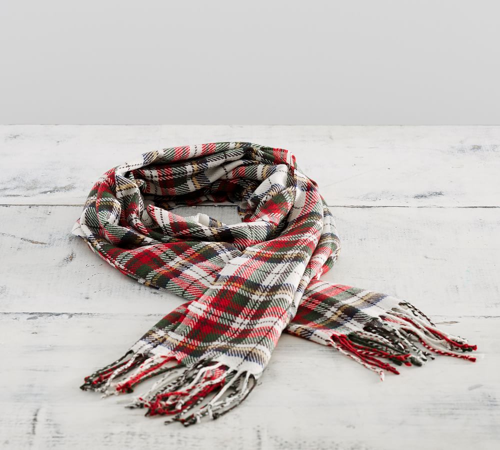 Denver Plaid Scarf Travel Accessories Pottery Barn