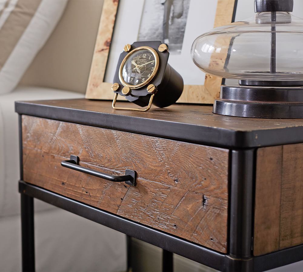 Juno Reclaimed Wood Nightstand Pottery Barn