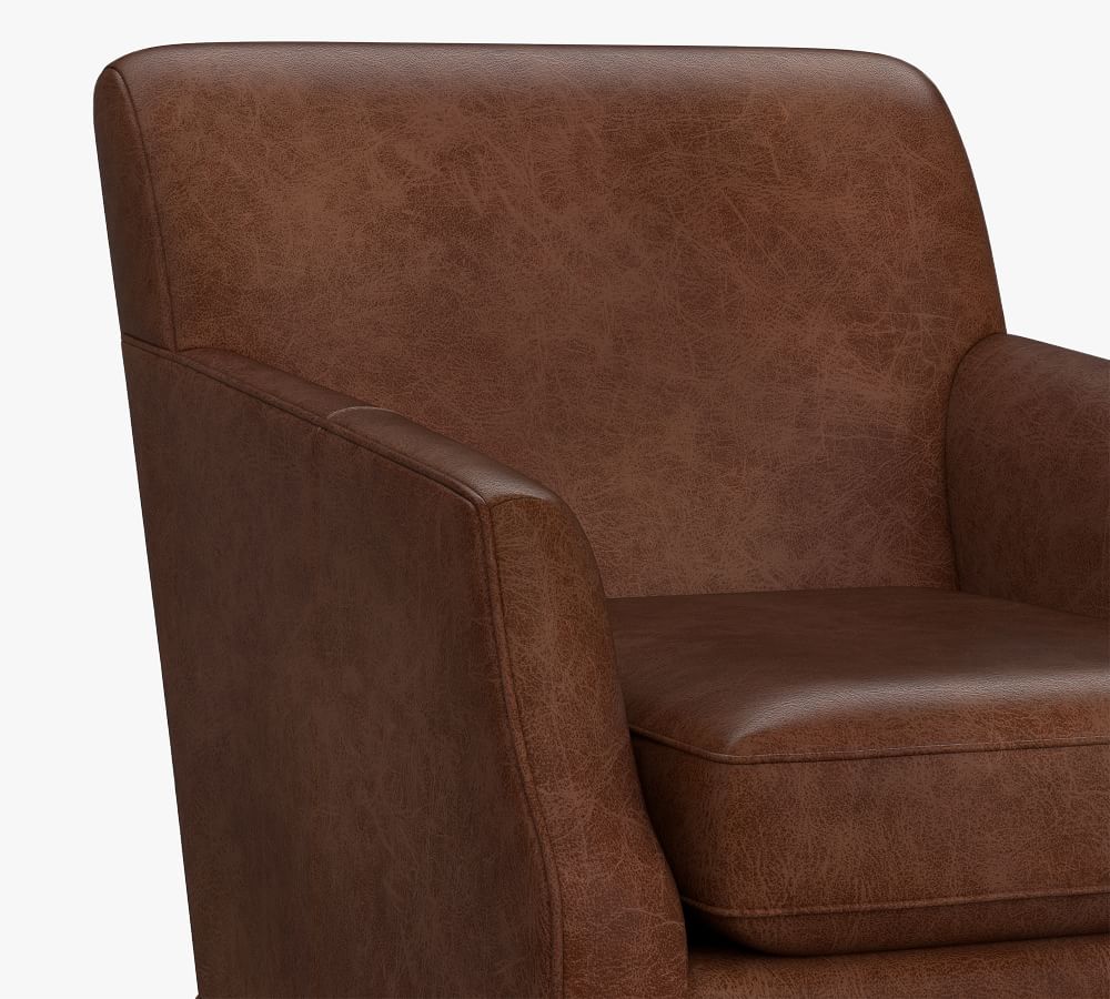Toulouse Leather Armchair Pottery Barn