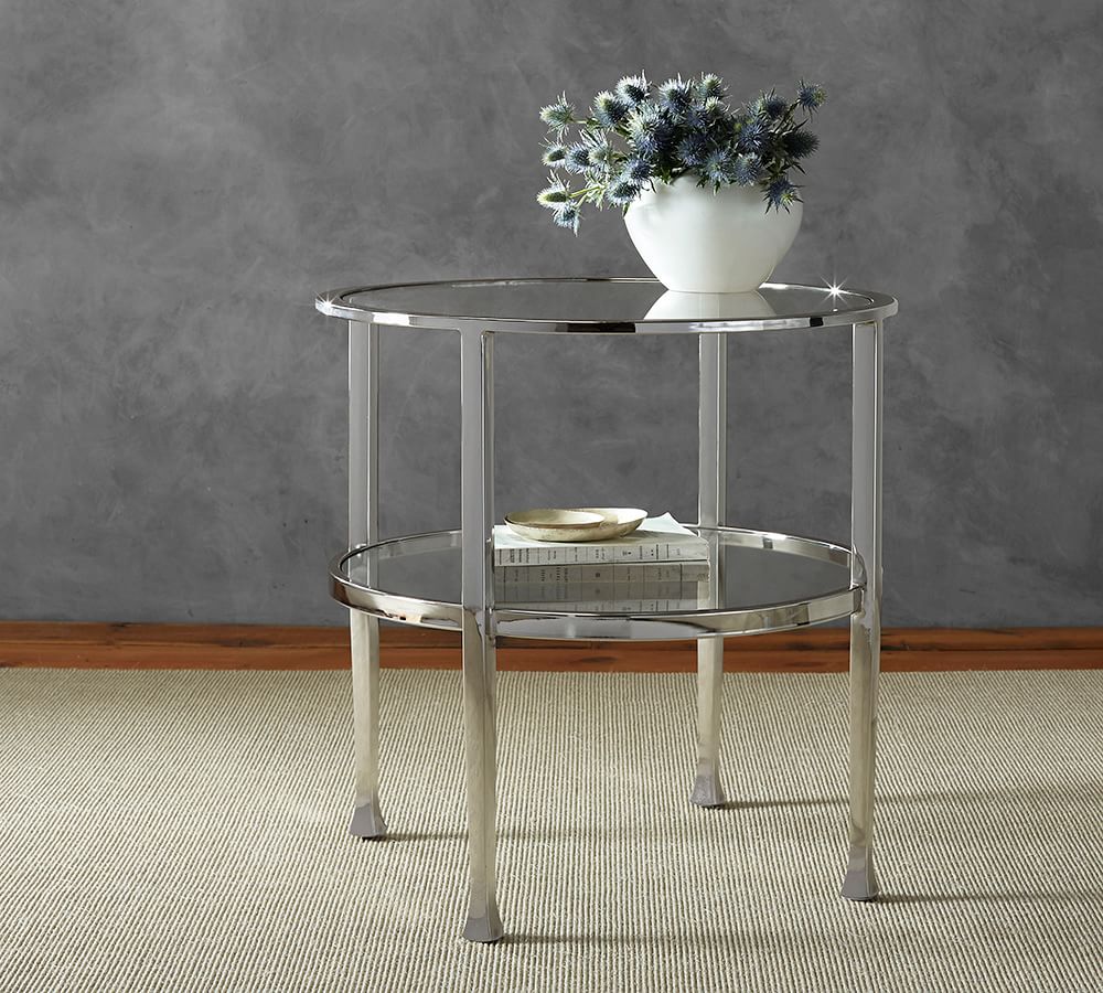 Tanner 24" Round End Table Pottery Barn