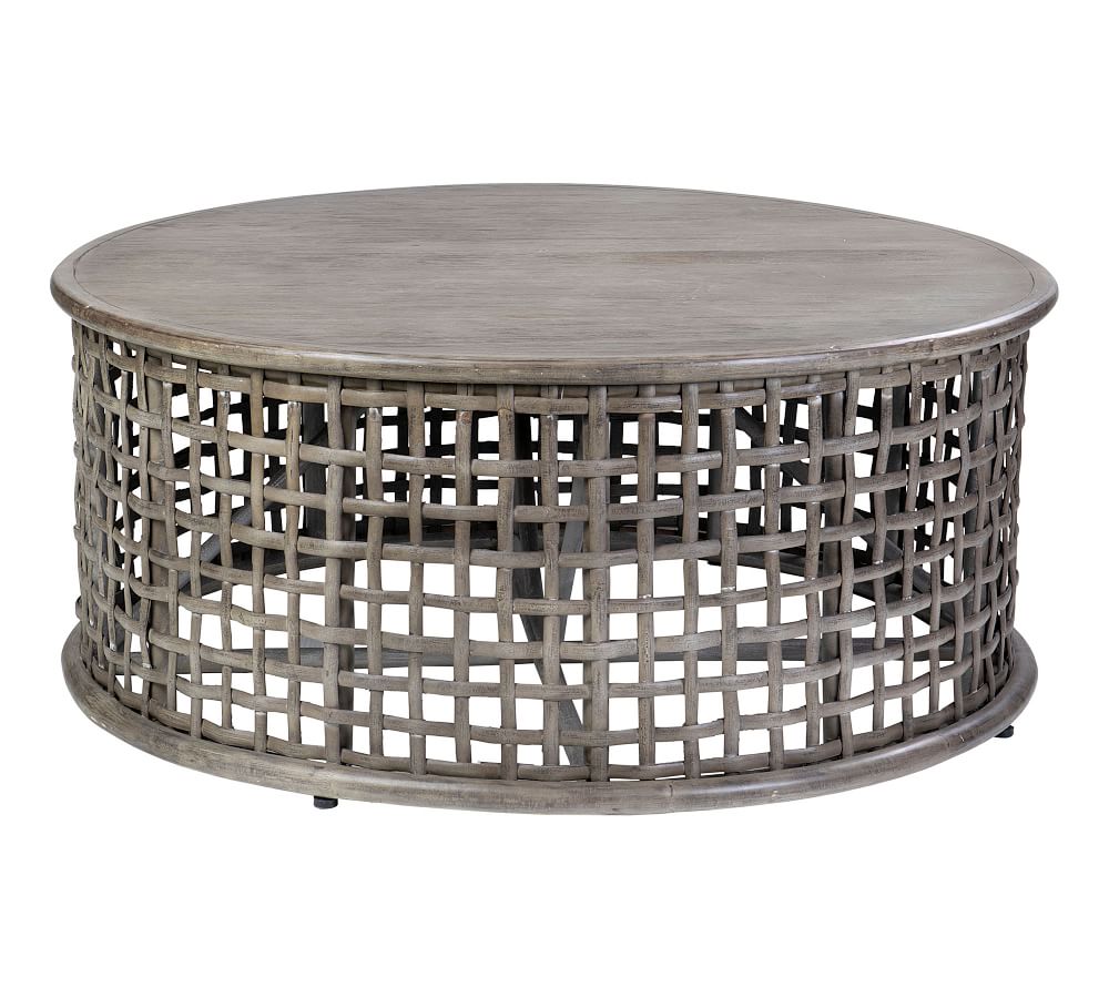 Rattan Round Coffee Table Pottery Barn