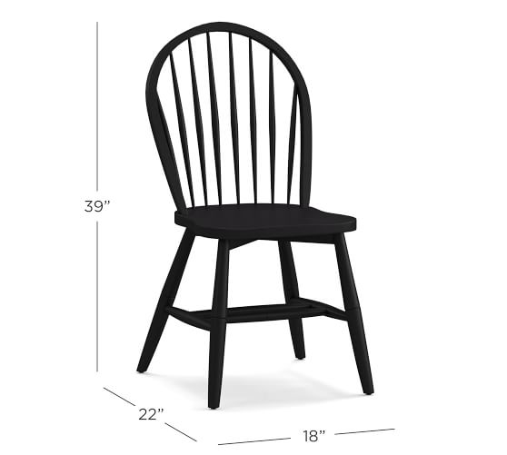 black windsor dining chairs with arms