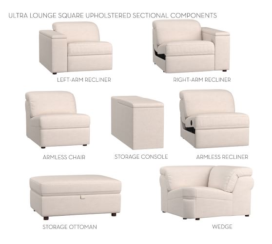 pottery barn lounge seating