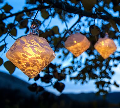 pottery barn solar lights