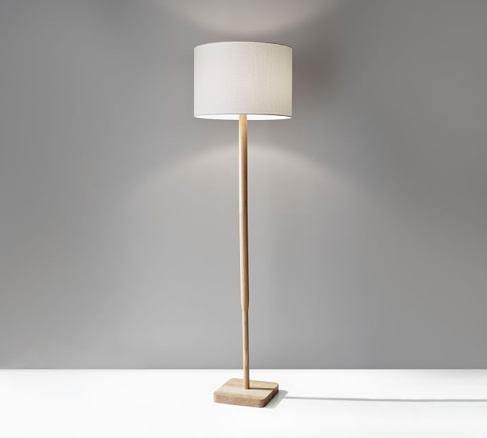 pottery barn white floor lamp