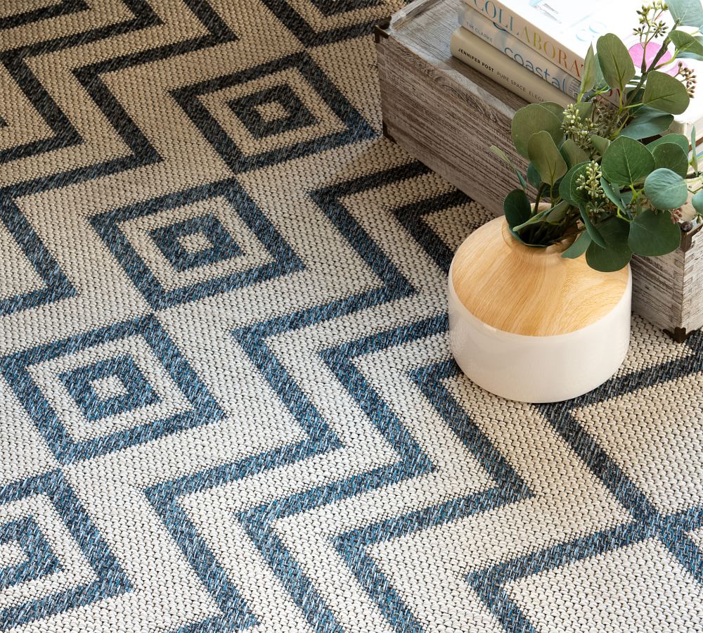 Dhalilah EcoFriendly Indoor/Outdoor Rug Pottery Barn