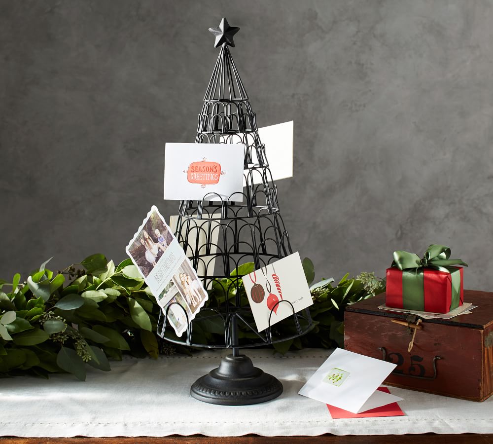 Christmas Tree Card Holder | Pottery Barn