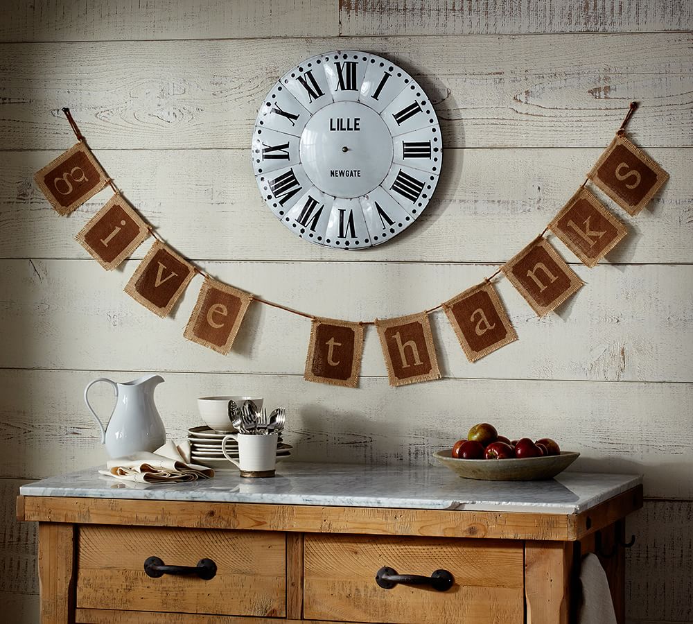 Give Thanks Banner Pottery Barn