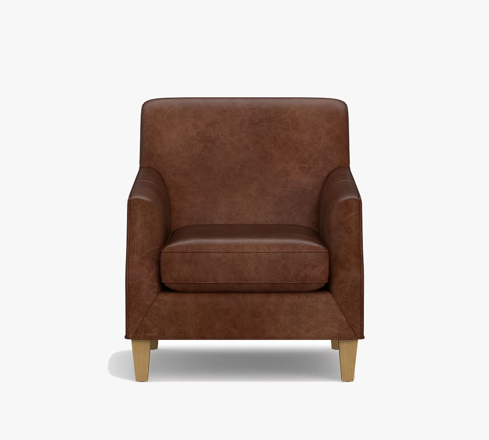 Toulouse Leather Armchair Pottery Barn