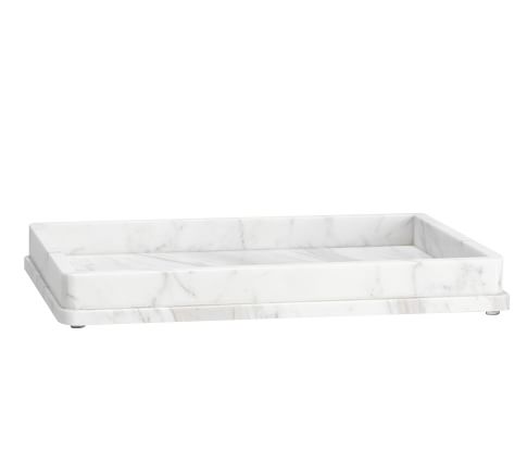 Monique Lhuillier Marble Bathroom Accessories | Pottery Barn
