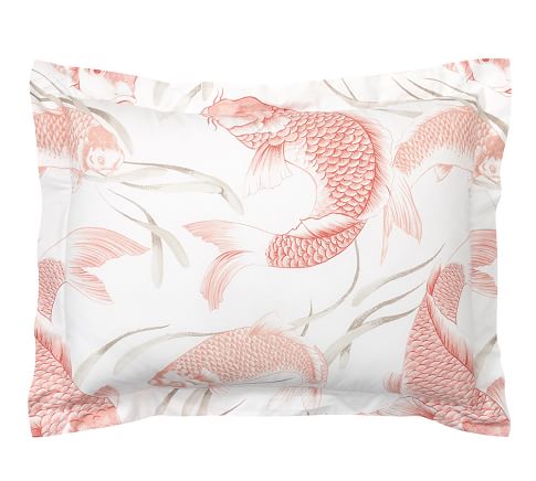 pottery barn koi fish duvet