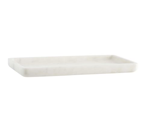 Frost Marble Bathroom Accessories Set | Pottery Barn