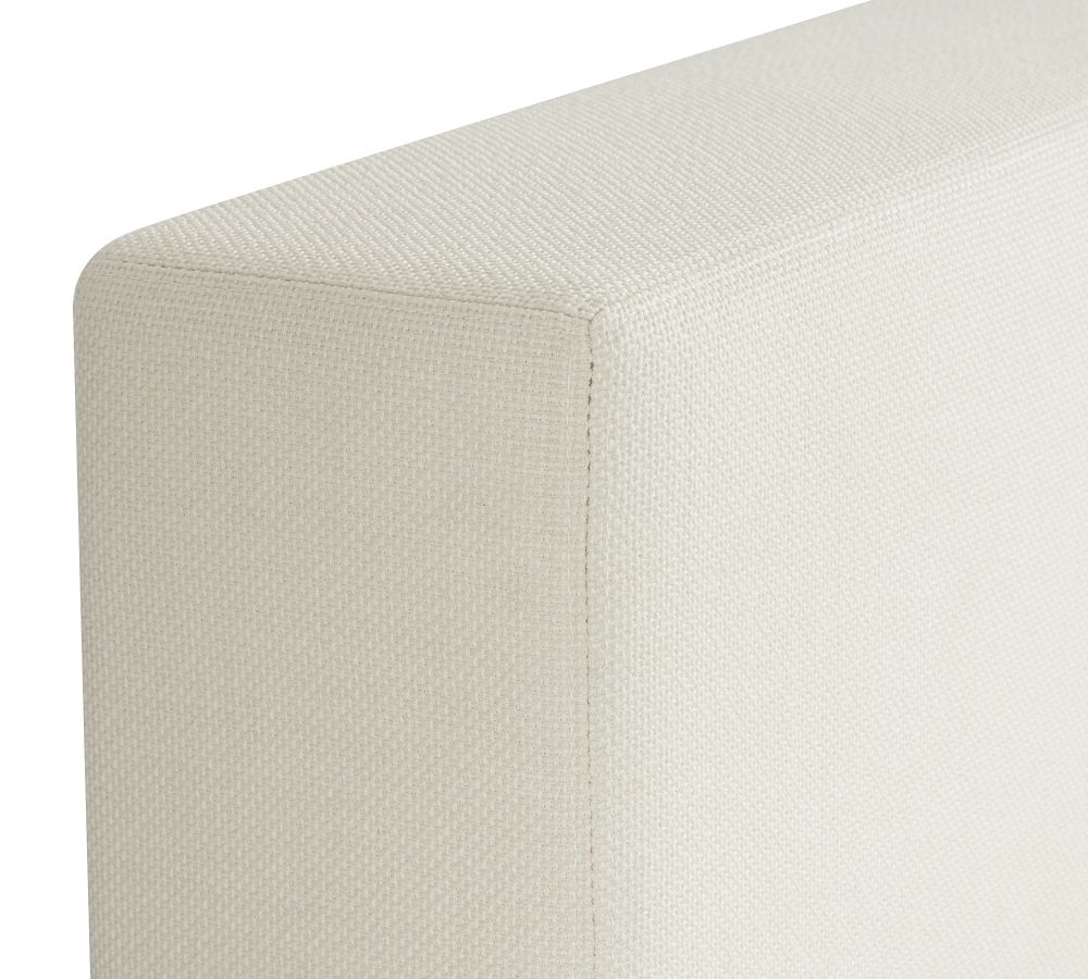 Carmel Upholstered Platform Bed Pottery Barn