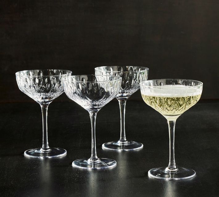 Westwood Coupe Glasses Set of 4 Pottery Barn
