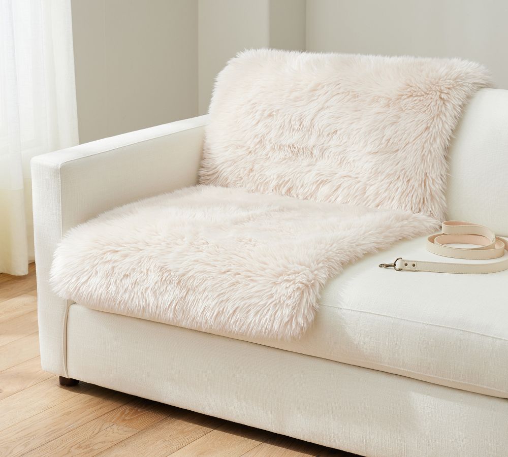 Luxe Faux Fur Pet Throws Pottery Barn