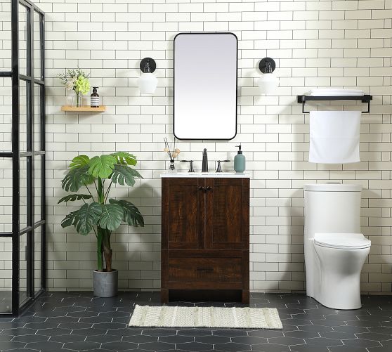 ESSENTIALS Modern Bathroom Furniture Toilet & Sink Vanity Cabinet Laundry Unit White Gloss 