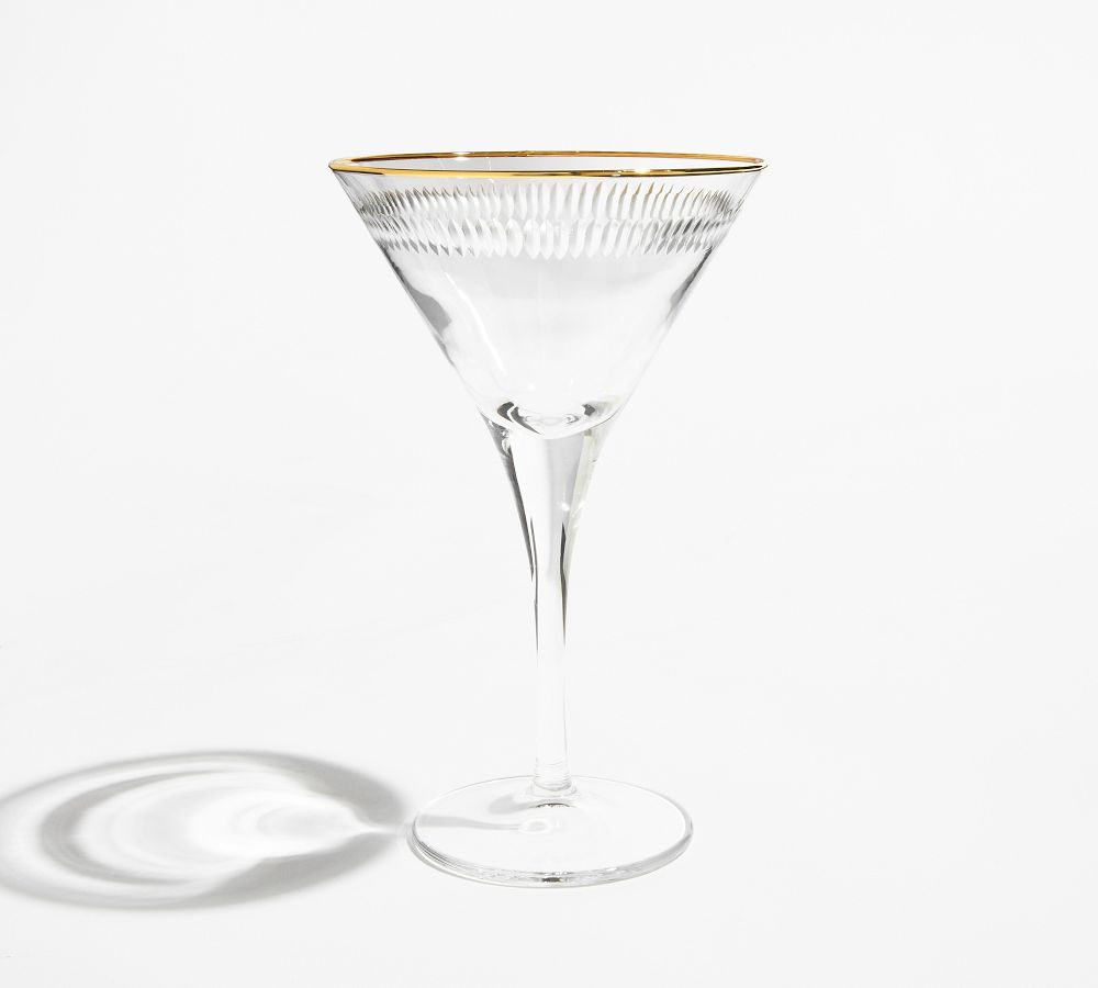Pottery Barn Martini Glasses