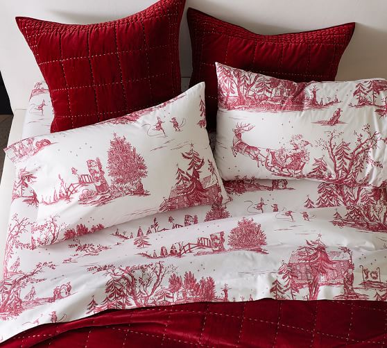 toile sheets queen