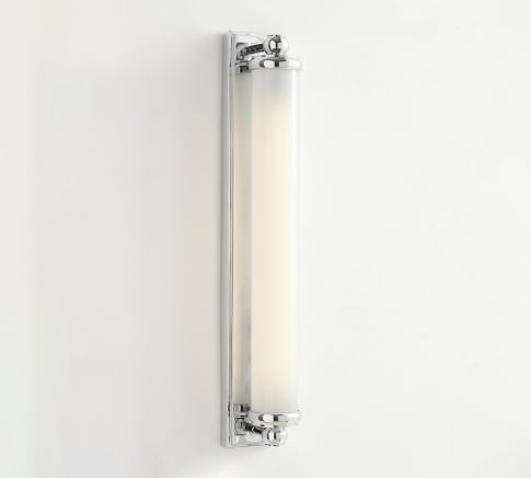 pottery barn tube sconce