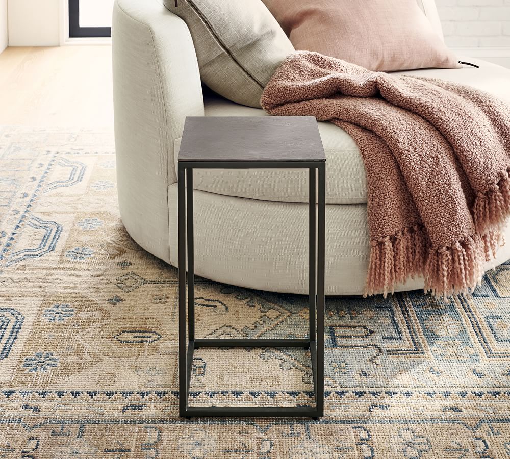 Duke 12" Square Accent Table Pottery Barn