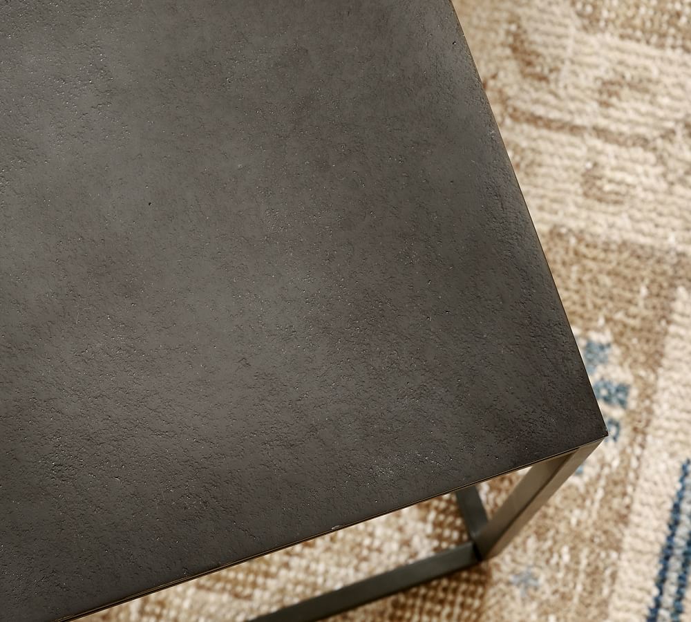 Duke 12" Square Accent Table Pottery Barn