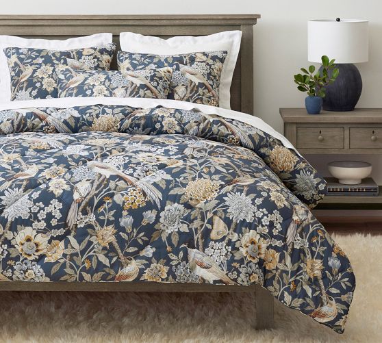 Bloom Sateen Comforter | Pottery Barn