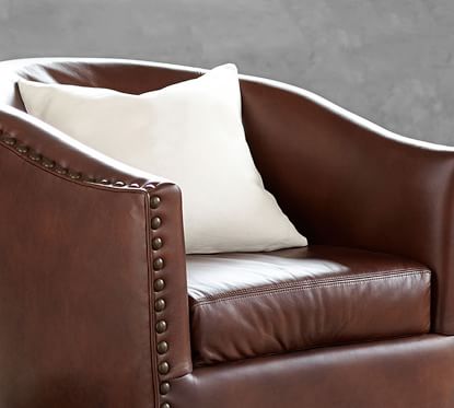 harlow leather armchair