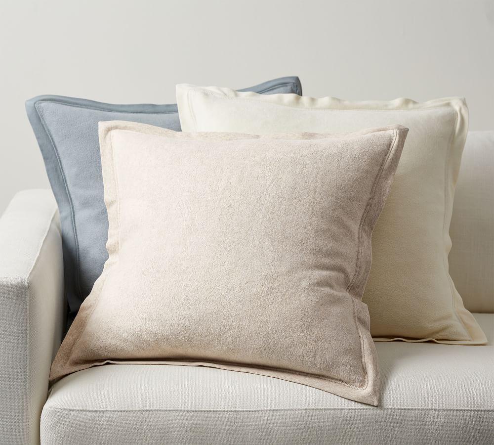Cozy Fleece Pillow Covers Pottery Barn