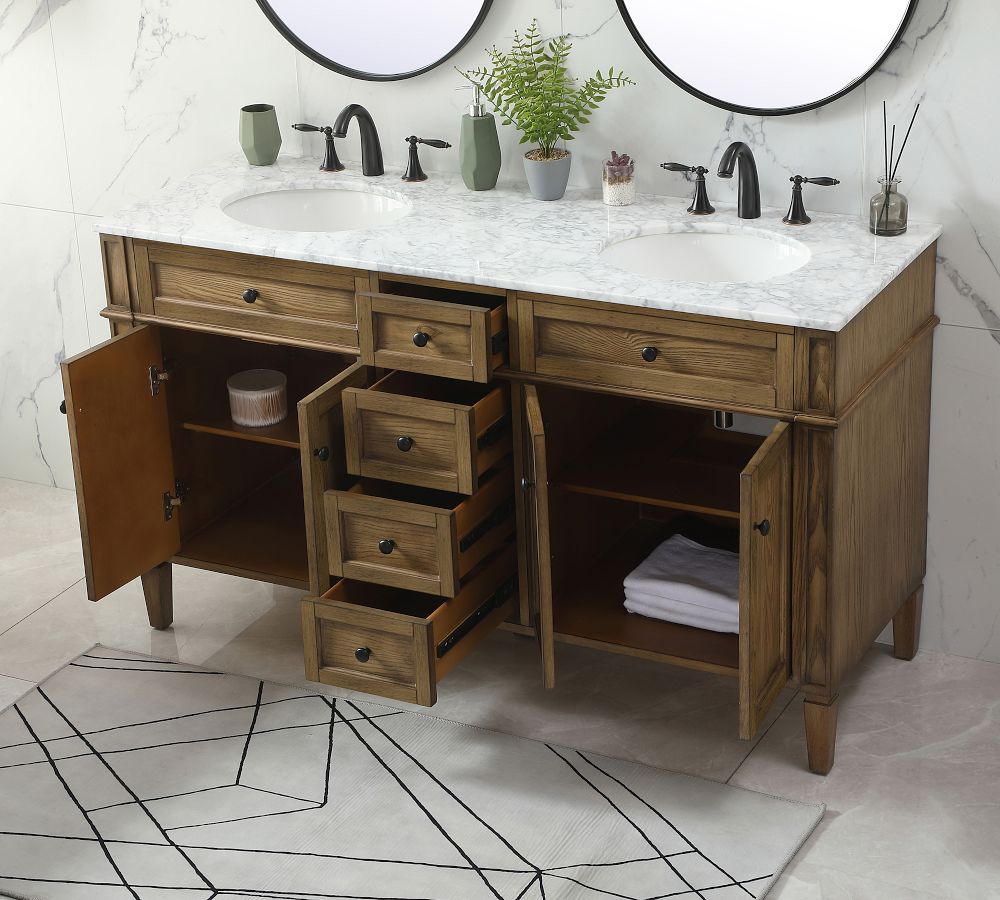 Ilsa 60" Double Sink Vanity | Pottery Barn