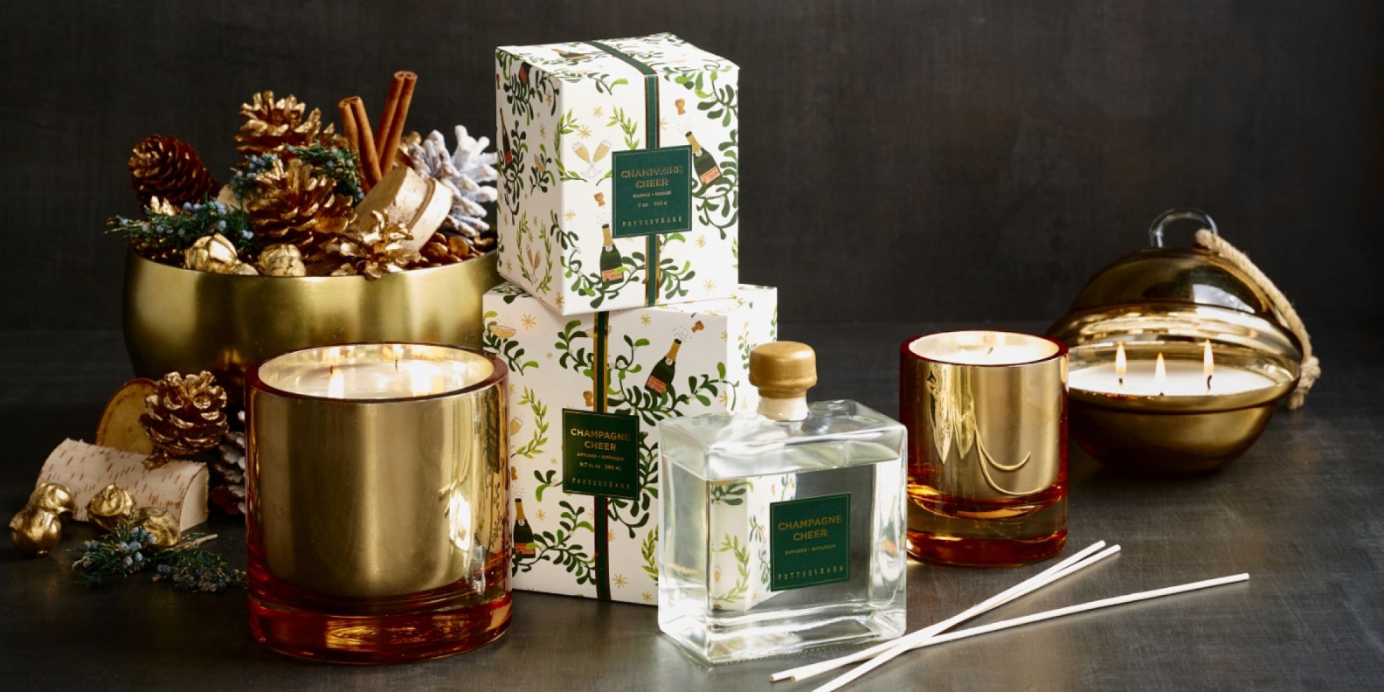 Champagne Cheer Scent Collection | Pottery Barn