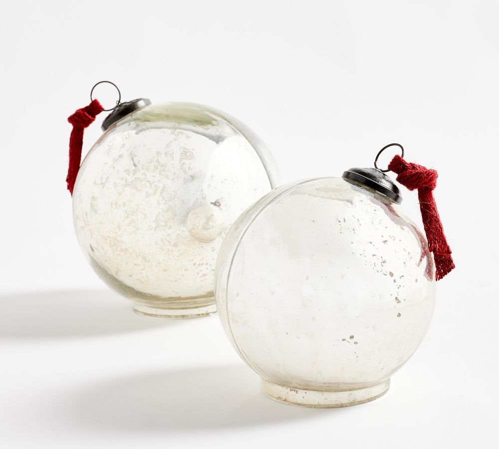 Mercury Glass Tabletop Ornaments Pottery Barn