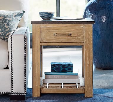 parker reclaimed wood console table