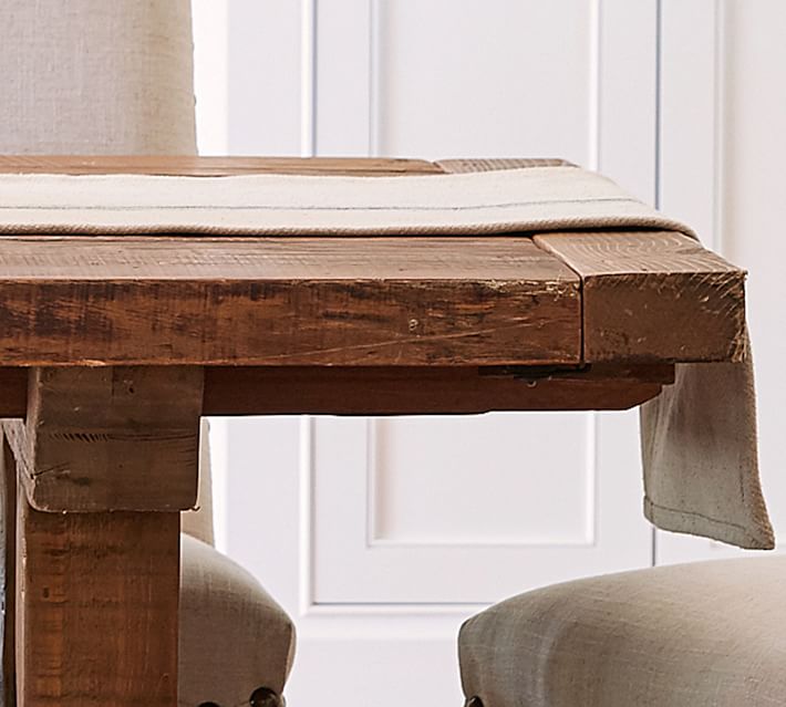 Stafford Reclaimed Wood Extending Dining Table Pottery Barn