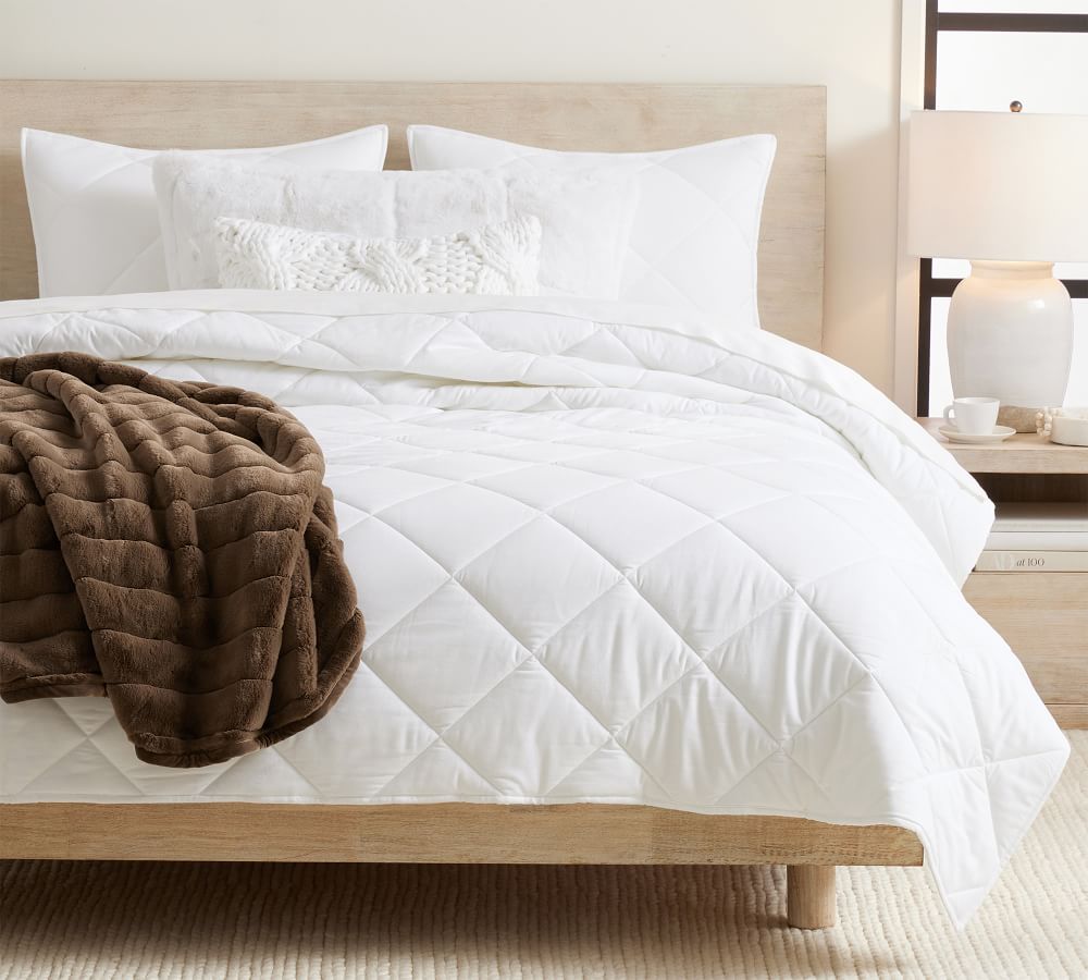 Cozy Brushed Cotton Flannel Quilt Pottery Barn