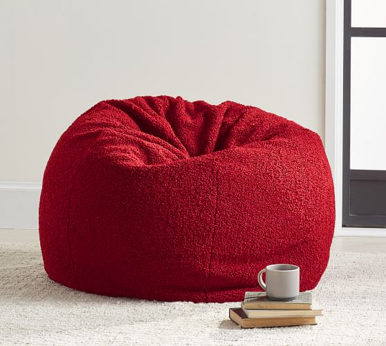 pottery barn large bean bag cover