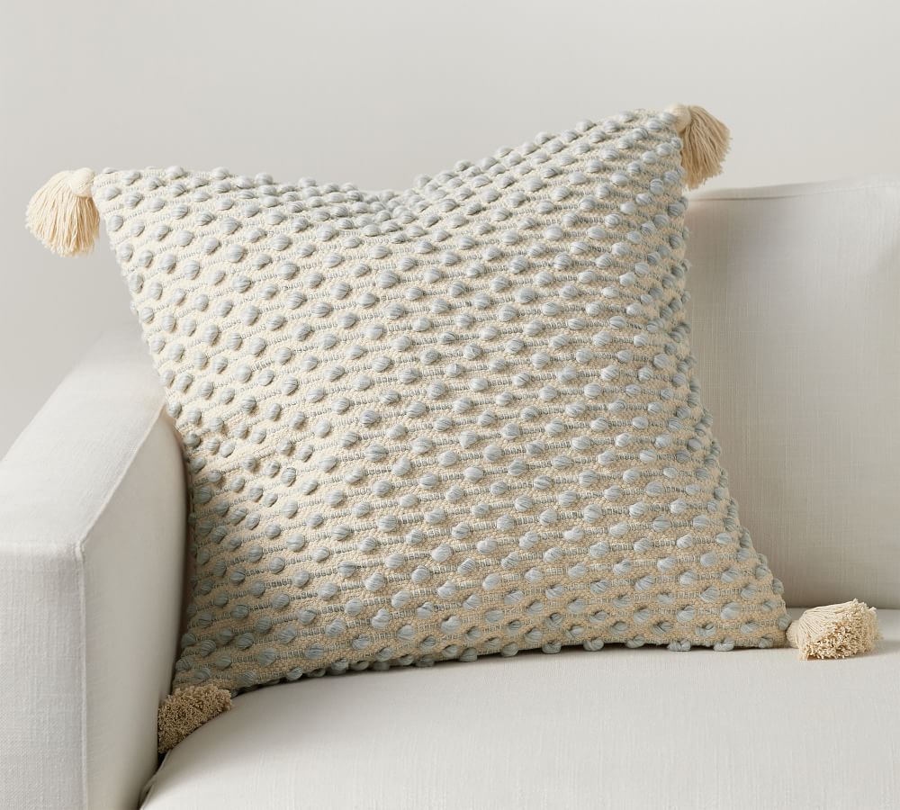 Keely Linen Textured Pillow Cover Pottery Barn