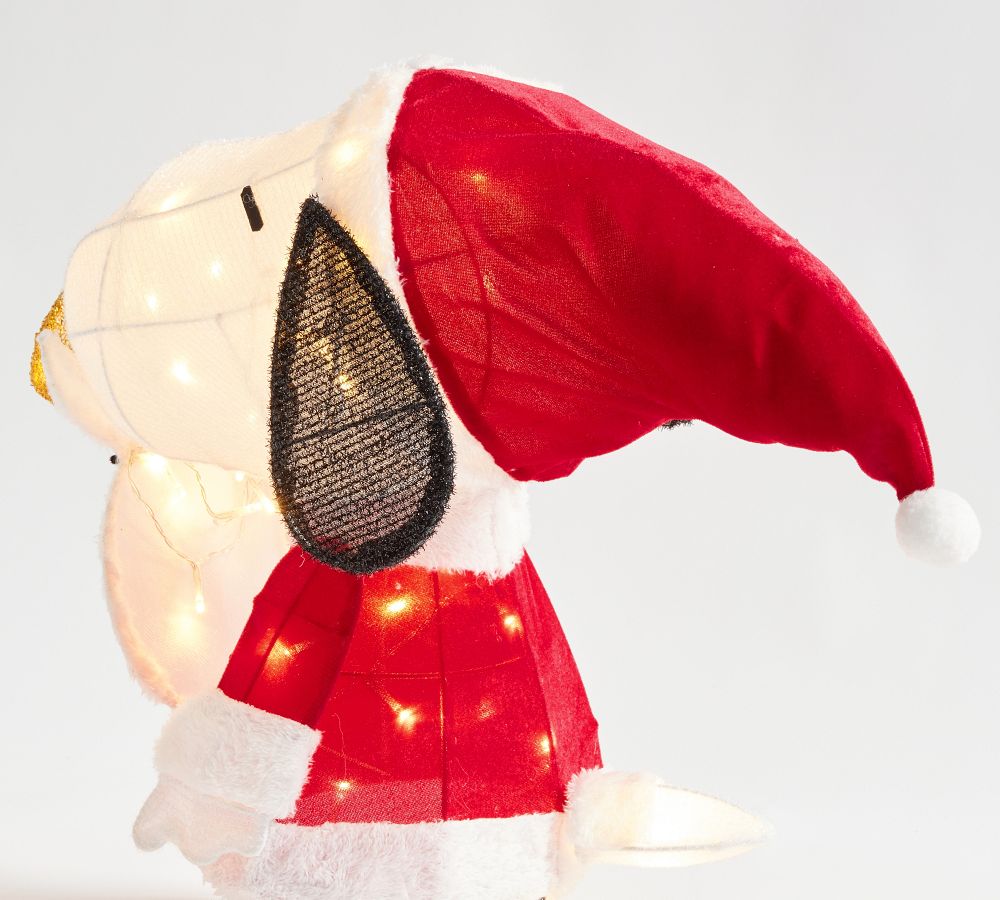 Peanuts™ Light Up Snoopy & Woodstock Bell Ringers Pottery Barn