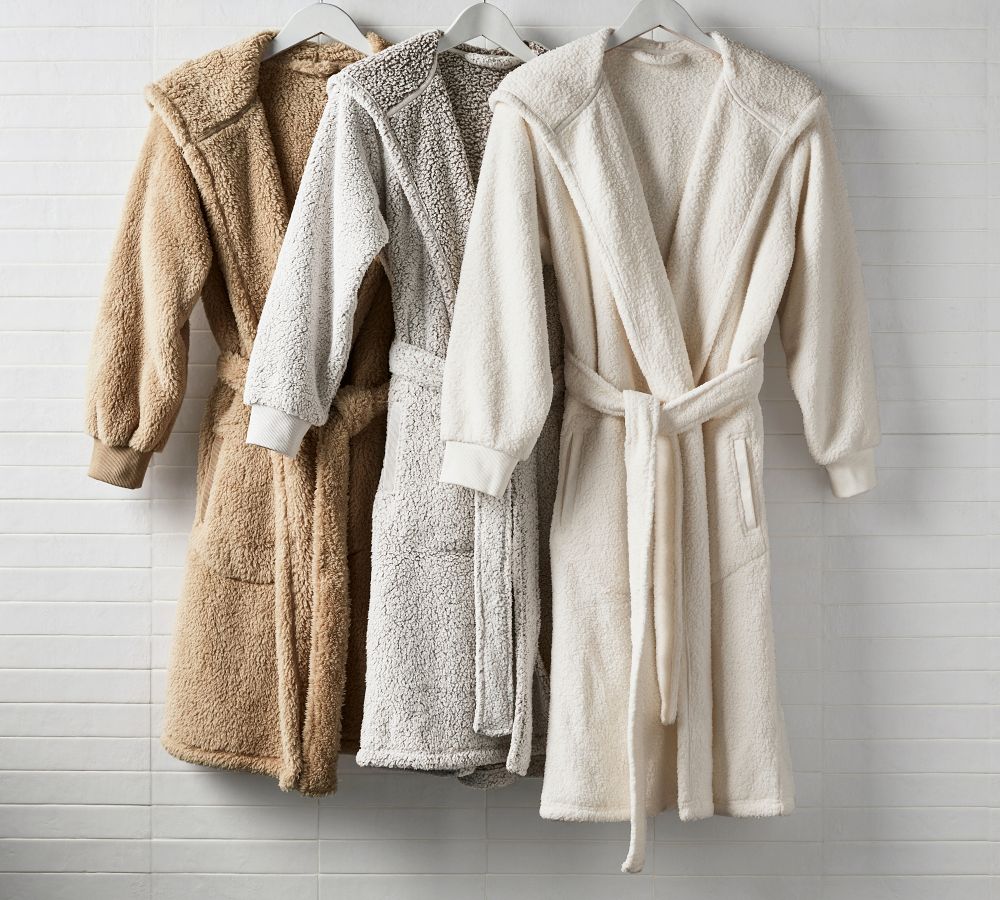 Coziest Sherpa Robes Pottery Barn