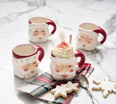 santa shot mugs