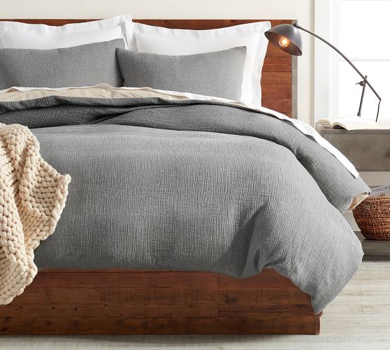 pottery barn soft cotton duvet