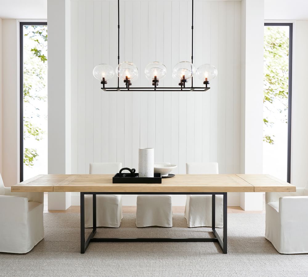 Malcolm Extending Dining Table Pottery Barn